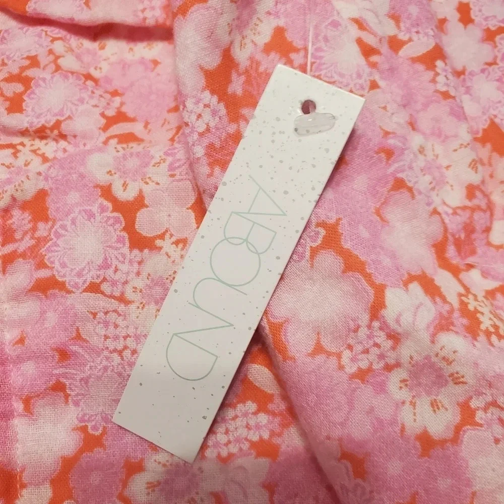 NWOT Abound Women's 2 PC Floral Top & Moxie Skirt Set 2X